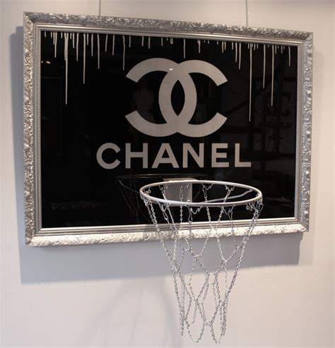 tableau panier de basket chanel|Chanel basketball collection.